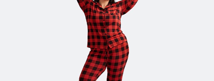 LUBOT Women’s Pajamas Two-piece PJ Set Modal Lounge Set Long Sleeve