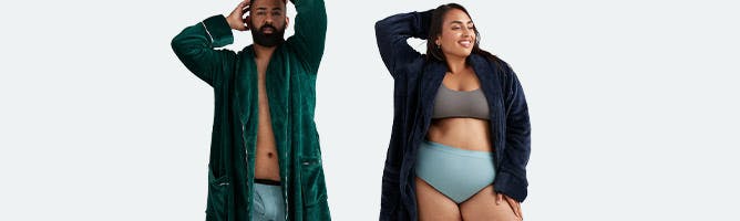 Models wearing MeUndies products