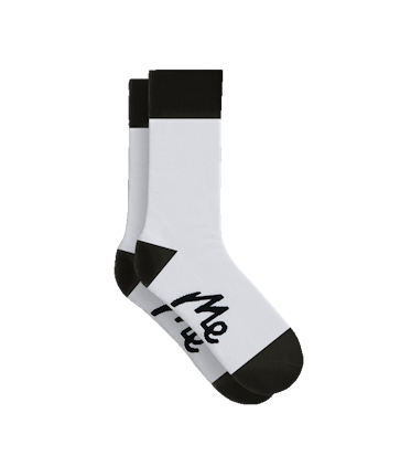 Crew Sock Crew Sock in White & Black