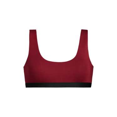 Ribbed Seamless Sports Bra - Cabernet Red – Activae Apparel