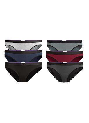 nsendm Female Underpants Adult Cotton Bikini Underwear Women Panties Custom  Logo Low Waist Striped Tangas No Show Bikini Custom Bonds Underwear(Wine