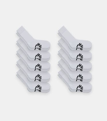 Crew Sock 10-Pack Crew Sock 10-Pack in White