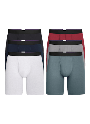 MeUndies Men's Assorted 6 Pack Boxer Brief Underwear's Size Medium