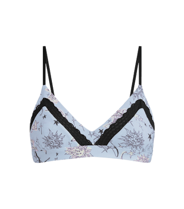 FeelFree Lace Triangle Bralette FeelFree Lace Triangle Bralette in Full Moon by Girl Knew York