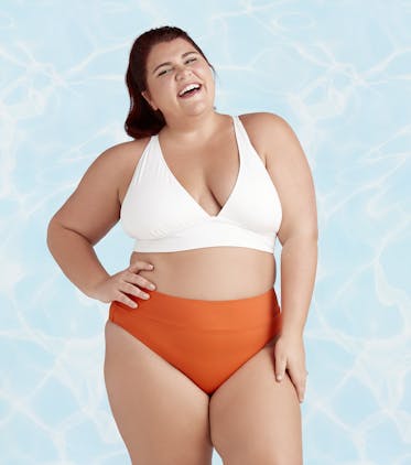 Swim High-Waist Cheeky Bikini Bottom Swim High-Waist Cheeky Bikini Bottom in Terra Cotta