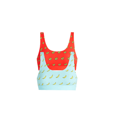 Stretch Cotton U-Neck Bralette 2-pack Stretch Cotton U-Neck Bralette 2-pack in Fruity Booty Pack