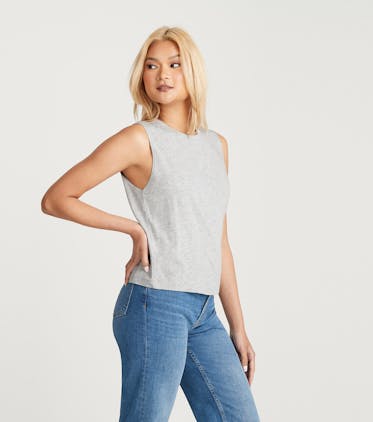 Women's Daily Sleeveless Tee Women's Daily Sleeveless Tee in Heather Grey