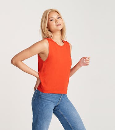 Women's Daily Sleeveless Tee Women's Daily Sleeveless Tee in Volcano Rock