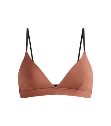 FeelFree Triangle Bralette FeelFree Triangle Bralette in Cedar Wood