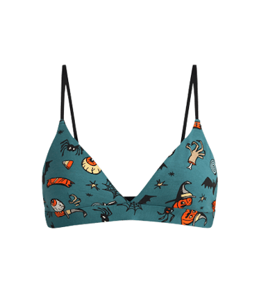 FeelFree Triangle Bralette FeelFree Triangle Bralette in Tricks n’ Treats