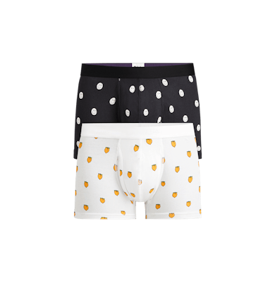 Stretch Cotton Trunk w/ Fly 2-Pack Stretch Cotton Trunk w/ Fly 2-Pack in Text Me Pack