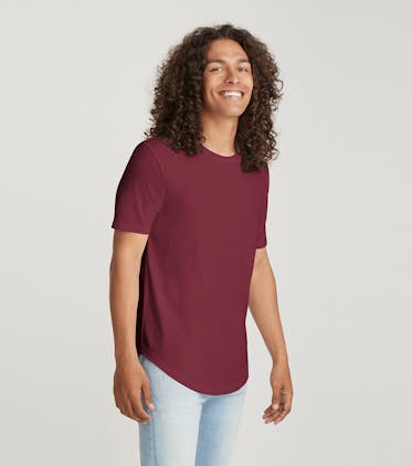Men's Daily Crew Tee Men's Daily Crew Tee in Maroon Peak