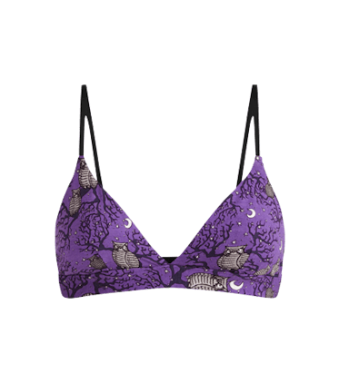 FeelFree Triangle Bralette FeelFree Triangle Bralette in Owl Night Long