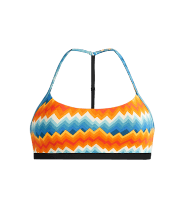 T-Back Bralette T-Back Bralette in Groovy Chevron