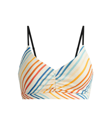 FeelFree Ruched Bralette FeelFree Ruched Bralette in Camp Stripe
