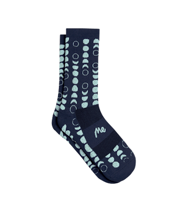 Breathe Crew Sock Breathe Crew Sock in Moon Phase