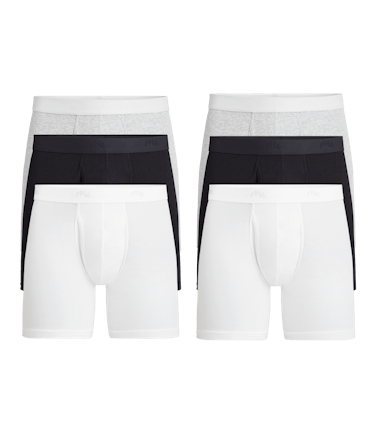 Stretch Cotton Boxer Brief w/ Fly 6-Pack Stretch Cotton Boxer Brief w/ Fly 6-Pack in Cotton Classic pack
