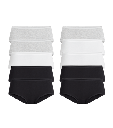 Stretch Cotton Hipster Brief 10-Pack Stretch Cotton Hipster Brief 10-Pack in Cotton Classic pack