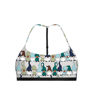 T-Back Bralette T-Back Bralette in Rollin' with the Gnomies