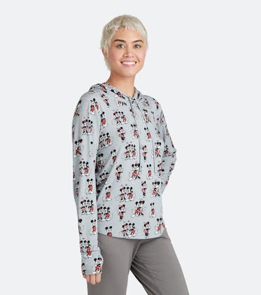 Women's Pullover Hoodie Women's Pullover Hoodie in Mickey & Minnie