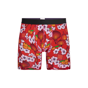 Men 2022 Chinese New Year Lucky Red Fu Underwear, Tiger Year Spring  Festival Boxer Briefs, Soft Panties Trunks (FA,XL)