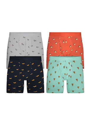 MeUndies Men's Boxer Brief Underwear Size Medium Tropical Birds