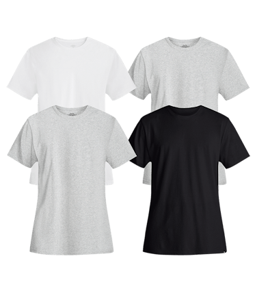 Stretch Cotton Crew Under Tee 4-Pack Stretch Cotton Crew Under Tee 4-Pack in Cotton Classic Pack