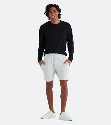 Men's French Terry Shorts Men's French Terry Shorts in Light Heather Grey