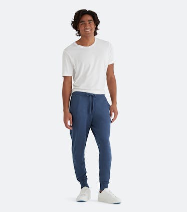 Men's French Terry Jogger Men's French Terry Jogger in Heather Navy