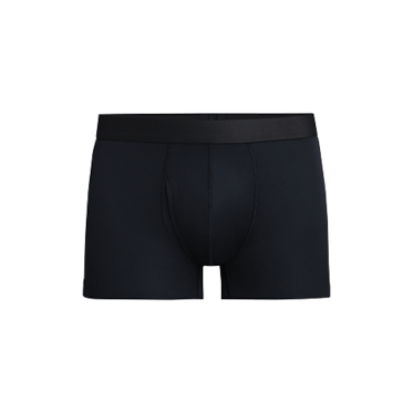 Black Active Mesh Short Trunk Underwear - Made In USA