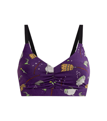 Curvy FeelFree Ruched Bralette Curvy FeelFree Ruched Bralette in Spell it Out