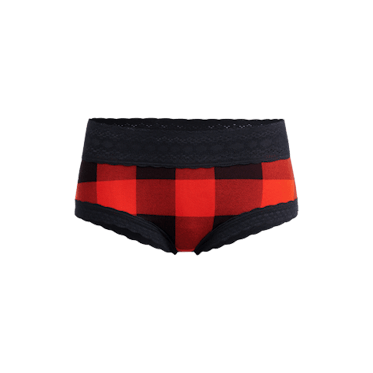 Buffalo Scottish Tartan Plaid Checkered G-String Thongs Women's T-Back Underwear  Panty 