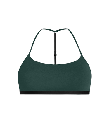 T-Back Bralette T-Back Bralette in Pine Green