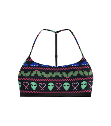 T-Back Bralette T-Back Bralette in Cosmic Mistletoe