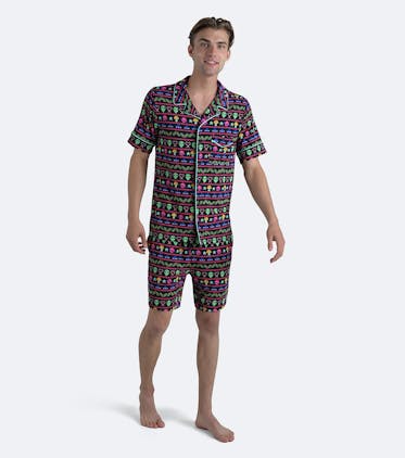 Men's Shortsleeve Modal PJ Set Men's Shortsleeve Modal PJ Set in Cosmic Mistletoe