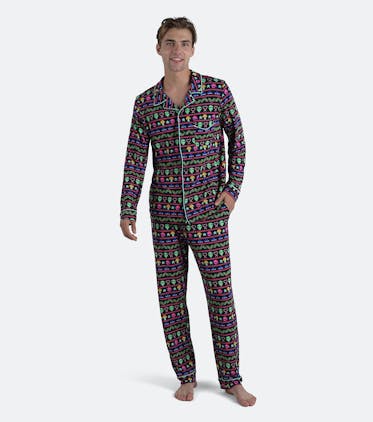 Men's Longsleeve Modal PJ Set Men's Longsleeve Modal PJ Set in Cosmic Mistletoe
