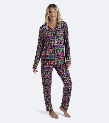 Women's Longsleeve Modal PJ Set Women's Longsleeve Modal PJ Set in Cosmic Mistletoe