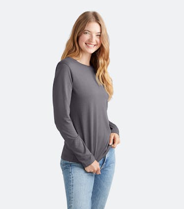Women's Daily Longsleeve Tee Women's Daily Longsleeve Tee in Smooth Slate