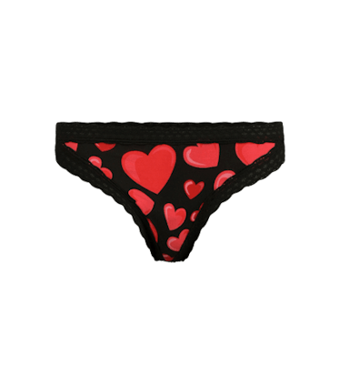 FeelFree Lace Thong FeelFree Lace Thong in Racing Hearts