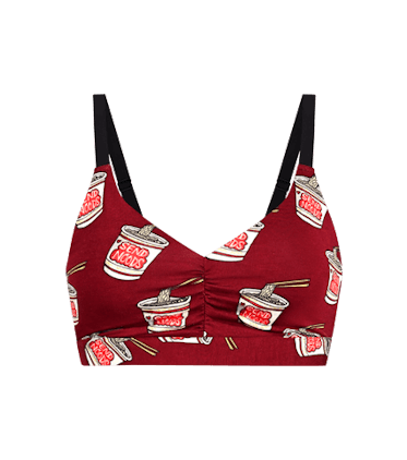 Curvy FeelFree Ruched Bralette Curvy FeelFree Ruched Bralette in Send More Noods