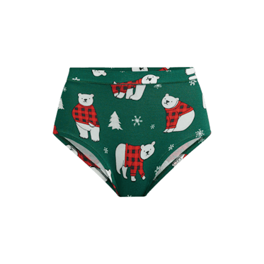 NEW MeUndies Christmas Snow Buns Bunnies Underwear Briefs LOT OF 2